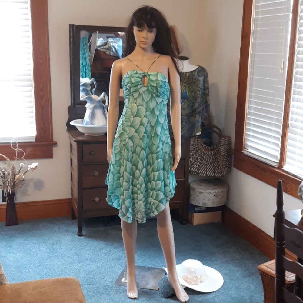 Ladies silk summer dress